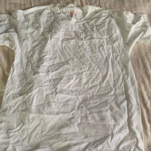 A normal white tee